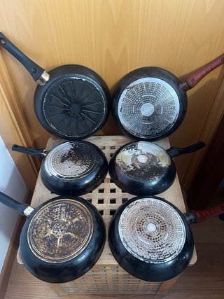Set di 6 padelle da cucina