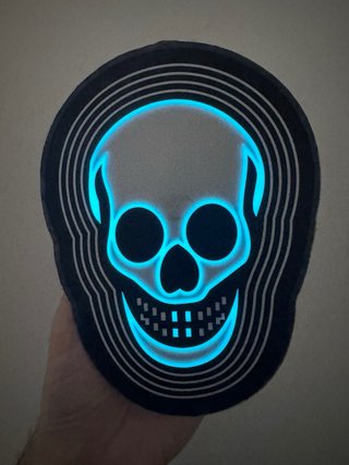 Regalo calavera de activación Luminosa al Sonido