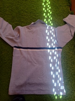 Polo Lacoste Manga Larga Gris Talla M