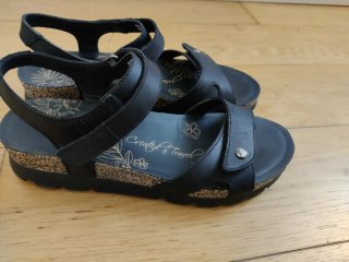 Sandalias Panama Jack Talla 40 Negras