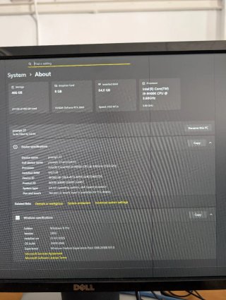 PC Gaming i9-9900K RTX 3060 8GB MSI 64GB