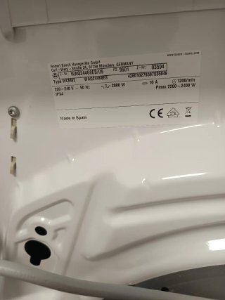 Lavadora Bosch Serie 6 Carga 8kg
