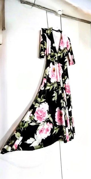 Vestito lungo floreale Manuel e Modea