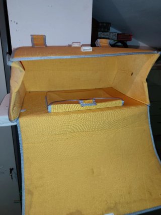 Bolsa de cartero amarilla