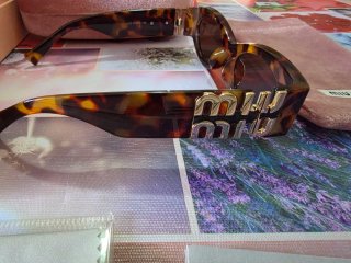 Occhiali da sole Miu Miu marroni
