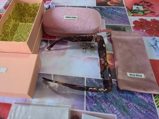 Occhiali da sole Miu Miu marroni