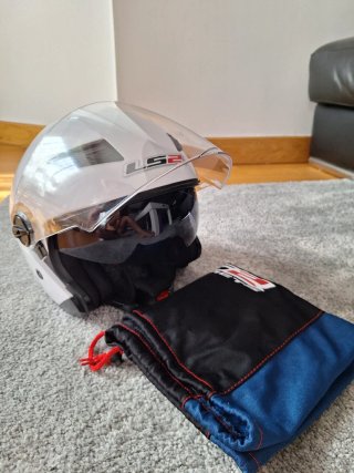 Casco Moto LS2 Blanco