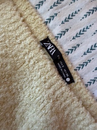 Top Zara crema talla S