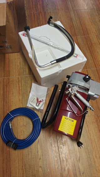 Equipo de pintura airless VEVOR + compresor Bessel