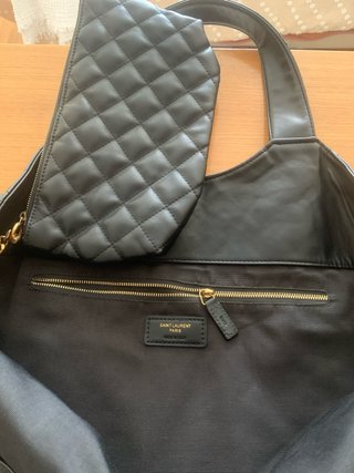 Bolso YSL Negro Acolchado