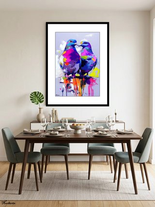 Cuadro Decorativo de Aves Multicolor: 151