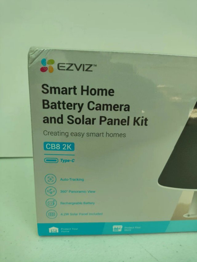 EZVIZ 2K Telecamera di Sorveglianza Solare Esterna WiFi