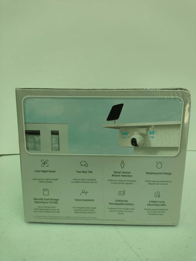 EZVIZ 2K Telecamera di Sorveglianza Solare Esterna WiFi