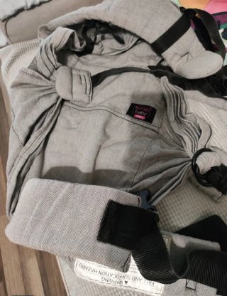 Mochila Portabebés Emeibaby Gris