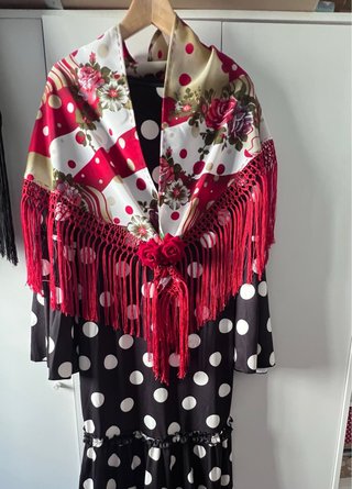 Vestido Flamenca Lunares + Mantoncillo