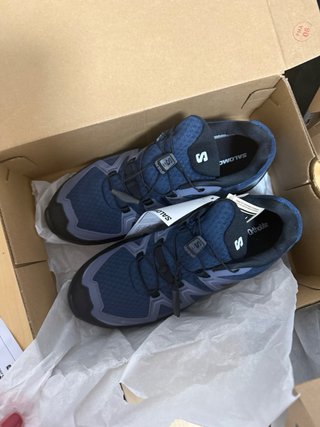 Scarpe Salomon Gore-Tex Blu/Grigie Nuove