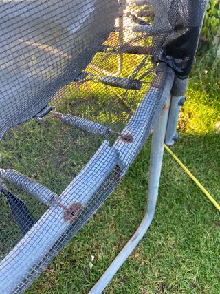 Trampolin con seguridad