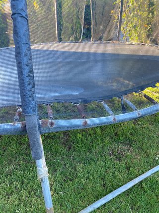 Trampolin con seguridad
