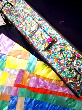 Carteras nácar evento multicolor
