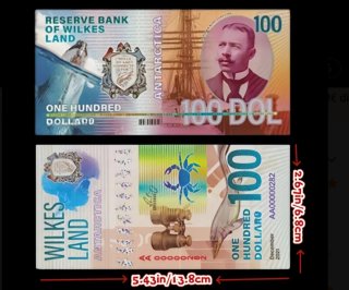 Banconote Reserve Bank of Wilkes Land