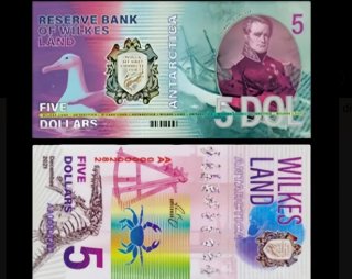 Banconote Reserve Bank of Wilkes Land