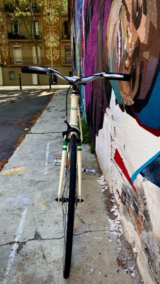 Bicicleta de diseño , estilo fixie vintage