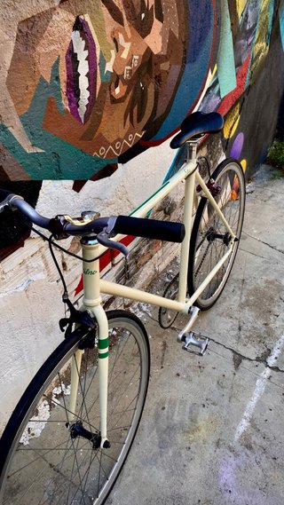 Bicicleta de diseño , estilo fixie vintage