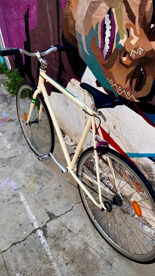 Bicicleta de diseño , estilo fixie vintage