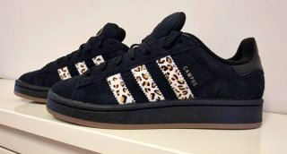 Zapatillas Adidas Campus Negras Leopardo