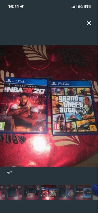 PS4 con GTA V e NBA, incluso controller