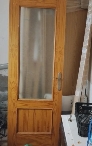 Puerta de madera 72x204