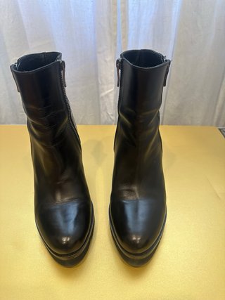 Botines C. Dox Piel Talla 38 Negros