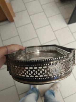 Vassoio Sheffield Plate Originale
