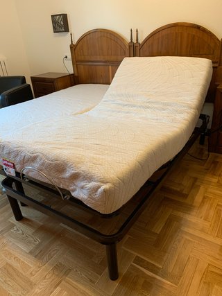 Cama articulada eléctrica con colchón látex