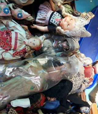 Collezione bambole etniche vintage