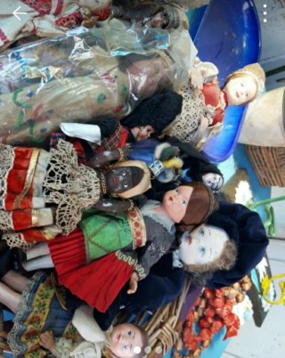 Collezione bambole etniche vintage