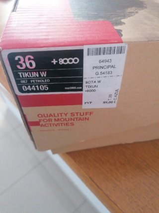 Zapatillas 8000 Azul y Negro