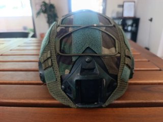 Casco táctico airsoft camuflaje