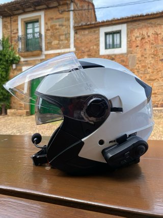 Casco Moto Medusa Jet Blanco