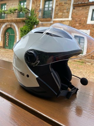 Casco Moto Medusa Jet Blanco