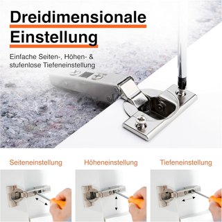 Blum bisagra clip para muebles acero
