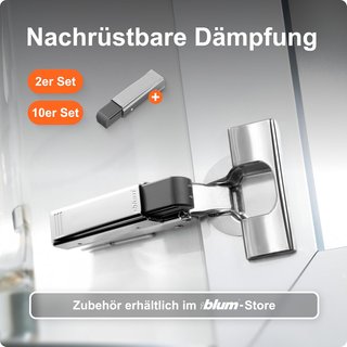 Blum bisagra clip para muebles acero