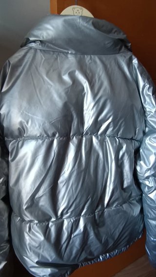 Chaqueta MNG Teen Talla L Plateada