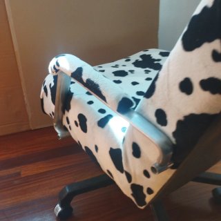 Silla gamer, sillón de oficina,estampado vaca