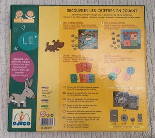 Juego de mesa Chiffres Djeco aprende jugando