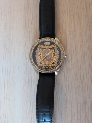 Reloj Mujer Guess Dorado con Strass con Pila Nueva