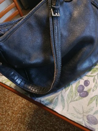 Borsa Coccinelle Nera Pelle