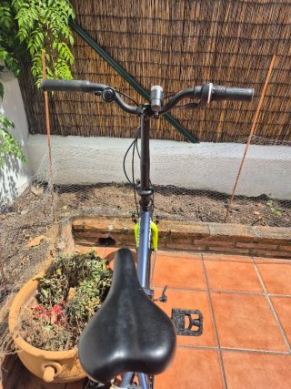 Bicicleta Plegable B'TWIN Azul y Amarillo