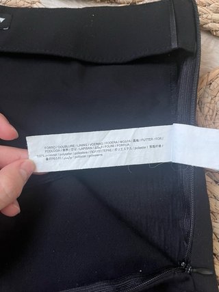Falda pantalón Zara negra