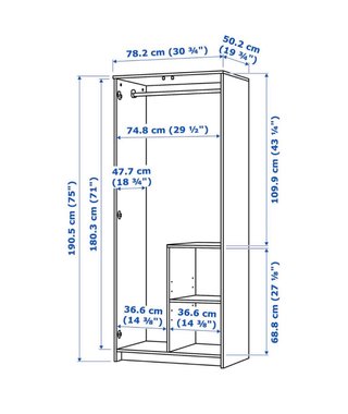 Guardaroba bianco Ikea